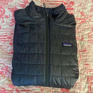 Patagonia lightweight puffer. No hood.